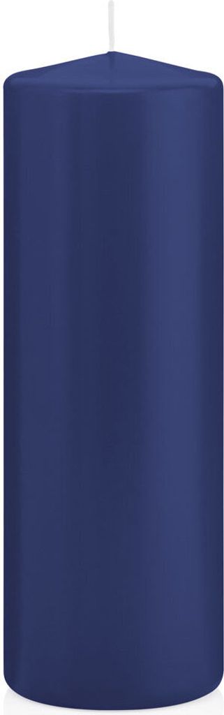 Stumpenkerzen in RAL-Qualität Dunkelblau Ø 68 x 200 mm, 12 Stück