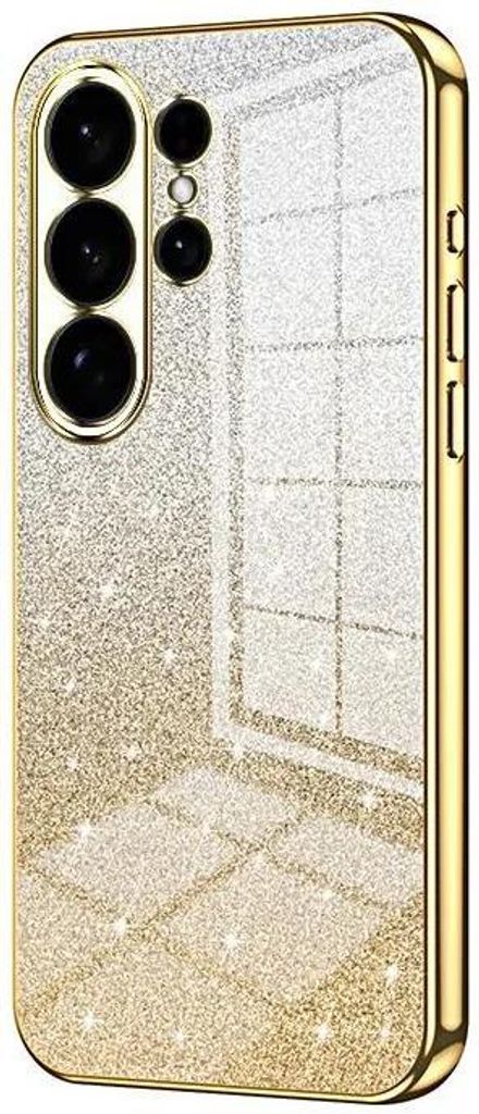 Glitzer Hülle für Samsung Galaxy S26 Ultra - Phonesta Crystal Sparkle Silikon Back Cover - Gold