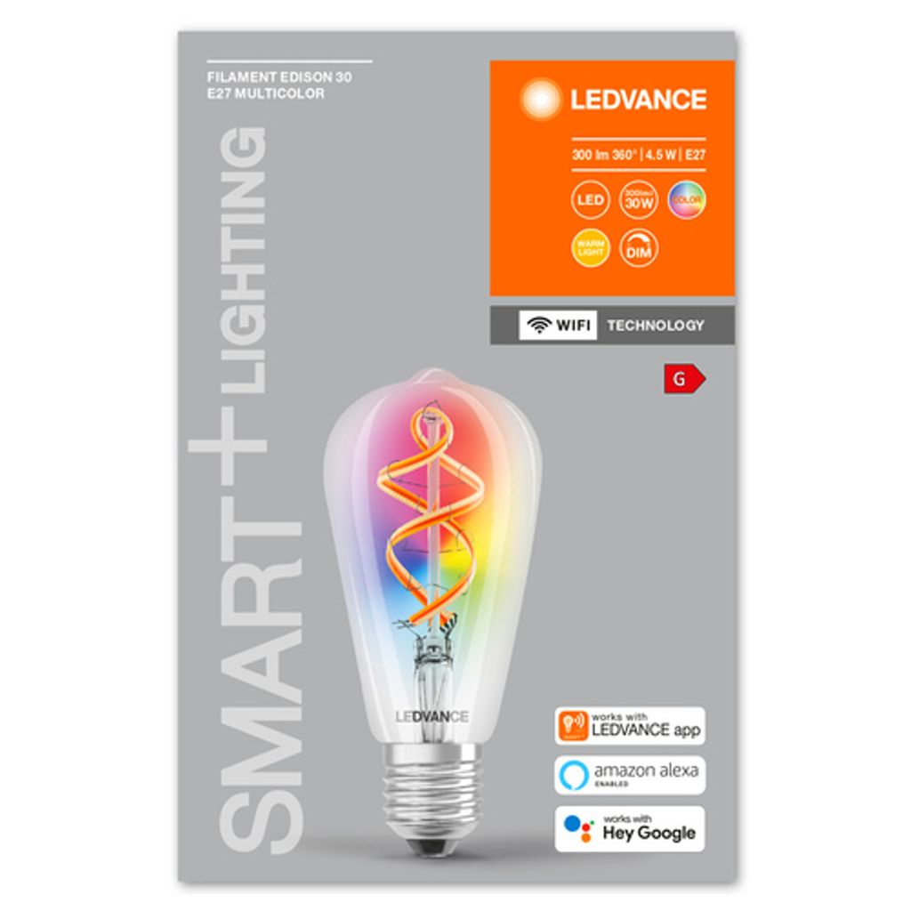 LEDVANCE 00217634, Inteligentne żarówki, Wi-Fi, Biały, LED, Zdjęcie produktu 