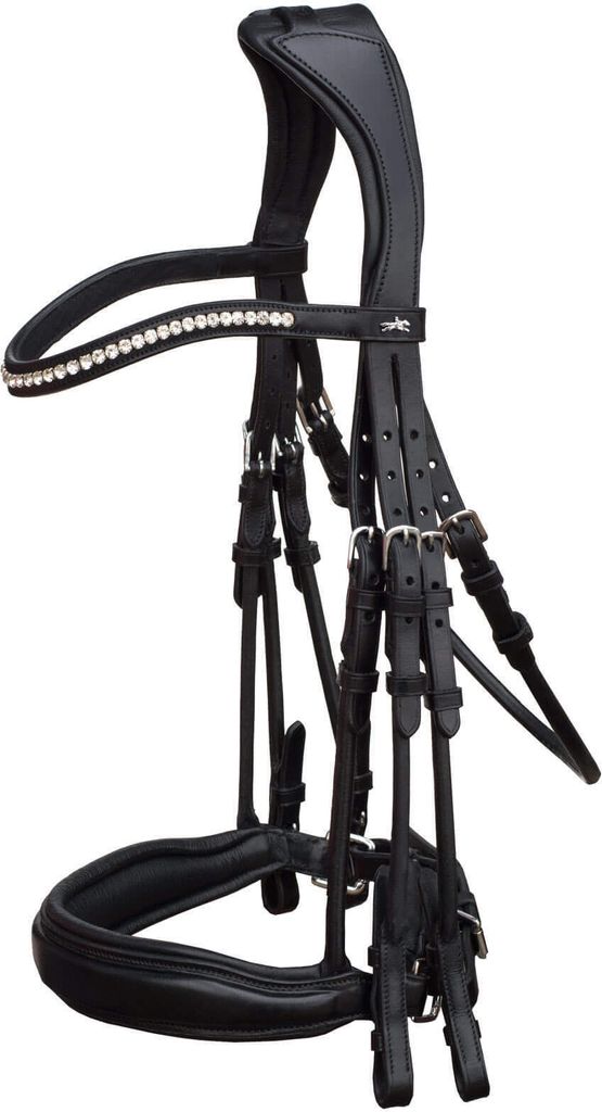 Schockemöhle Sports Kandare Venice Black / Silver WB Produktbild 2