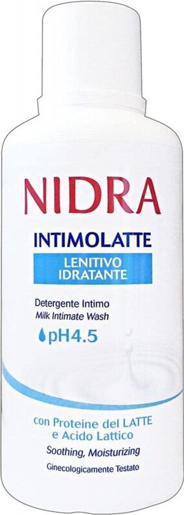 Nidra Inhaling Antibacterial Intimate Soap Milk Proteins & Aloe pH3.5 500 ml