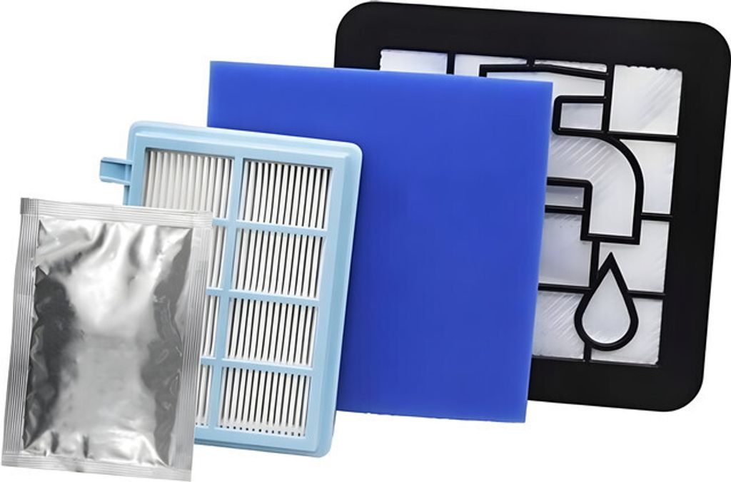 Filter-Set geeignet für Philips PowerPro Compact & Power Pro Active und City Staubsauger FC8010/01 FC8010/02 - Inklusive Lavendel Duftkörner - Mo...
