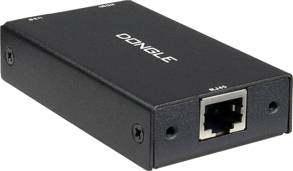 Module KVM RJ45 vers HDMI Inter-Tech KT-150H pour câblage réseau