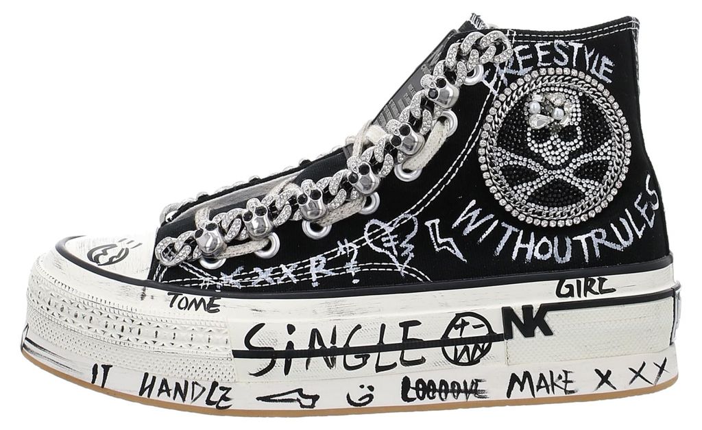 Nan-Ku Sneaker High Damen 32303337333737 Schwarz 41 EU