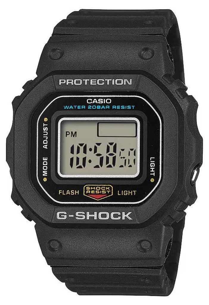 Casio Uni Ringuhr G-SHOCK SERIE 5600 Digital DWN-5600-1ER Produktbild 