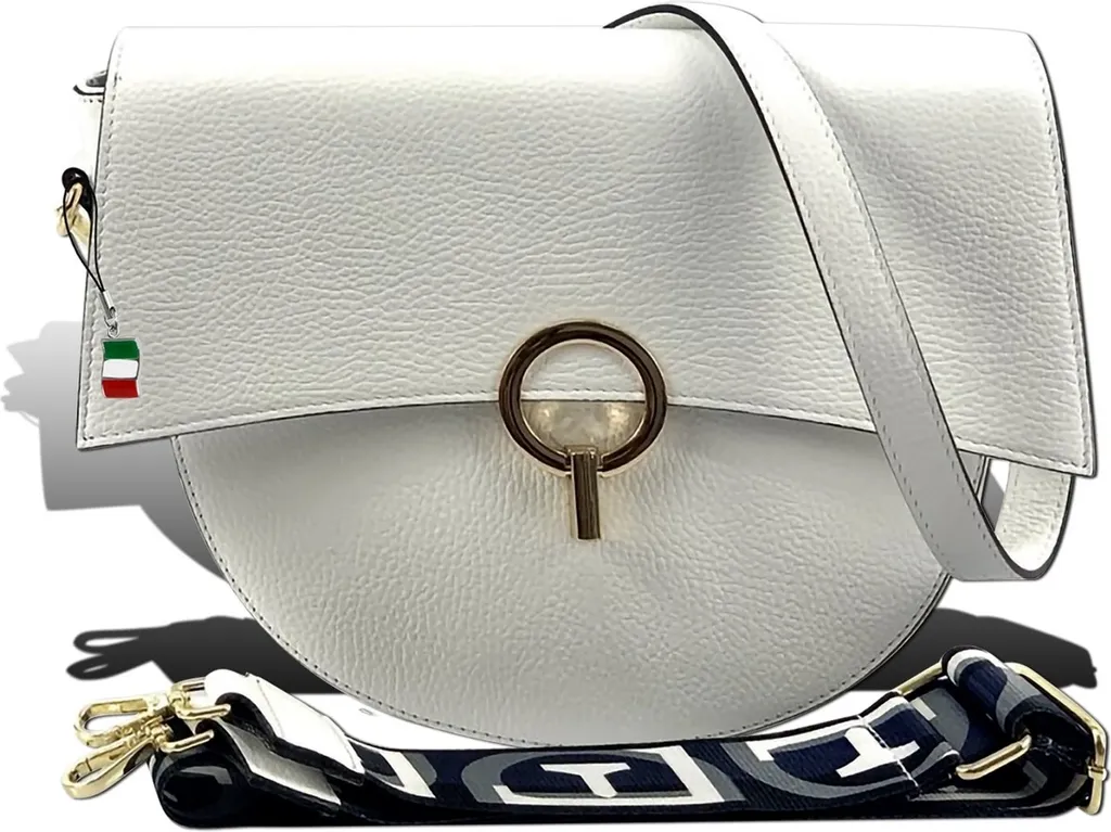 Borsa City bianca Florence in pelle D2OTF824W