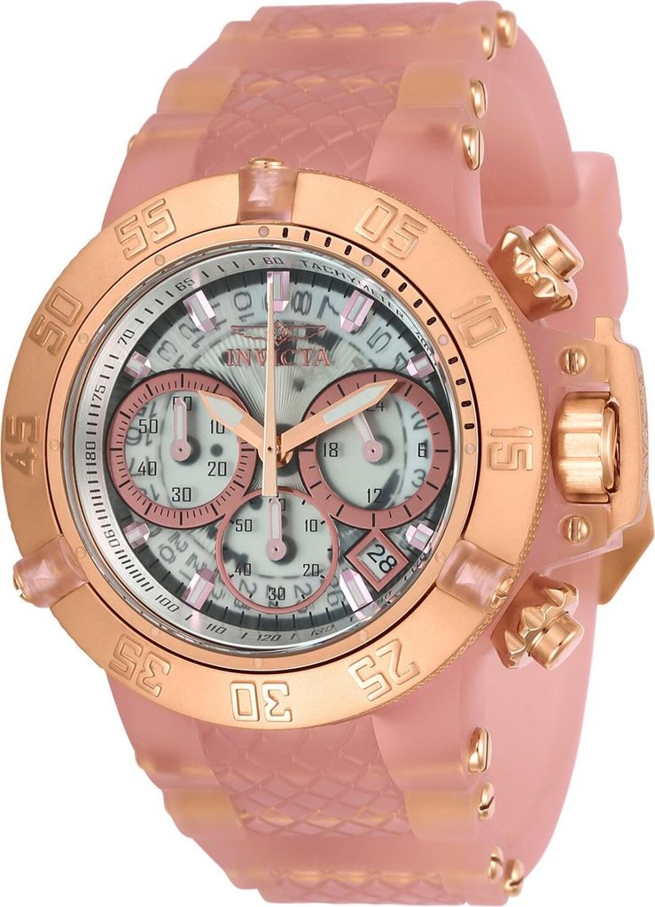Invicta Subaqua - Noma III 24383 uhr - Wasserdicht - Analog - Quarzuhrwerk - Edelstahl mit weißen zifferblat - 42mm