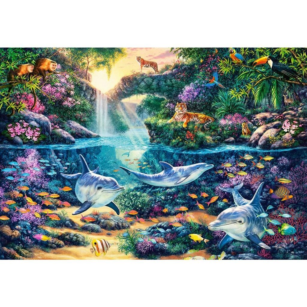 Castorland Jungle Paradise 1500 pcs, 1500 Stück(e), Flora & Produktbild 