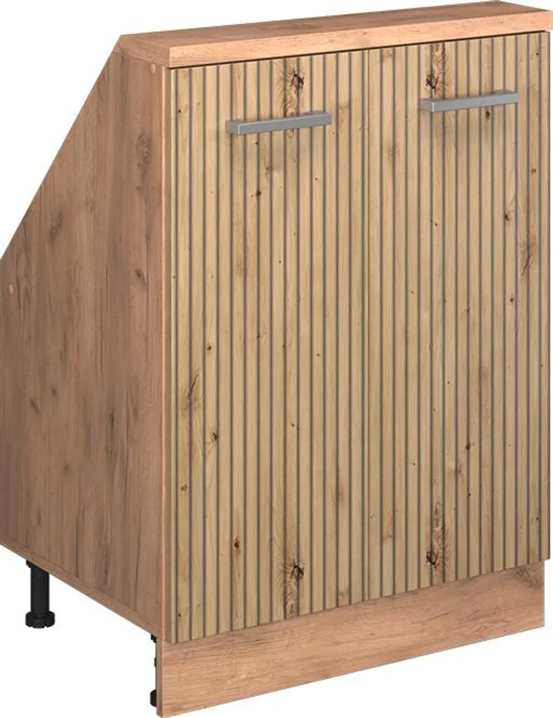 Mobile Cucina per Sottotetto 60cm Vicco R-Line Rovere Goldkraft Online