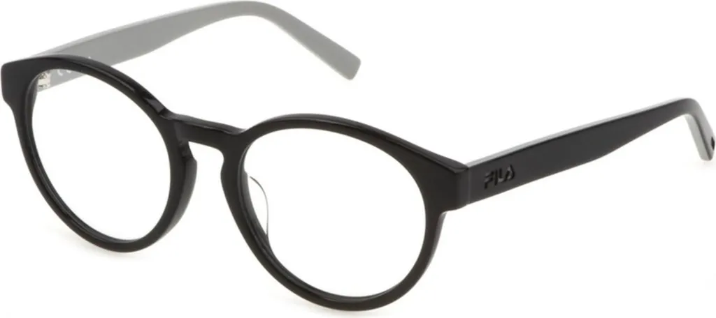 Lunettes Fila VFI218-500BLK Monture Optique Noire Idéale pour le Travail