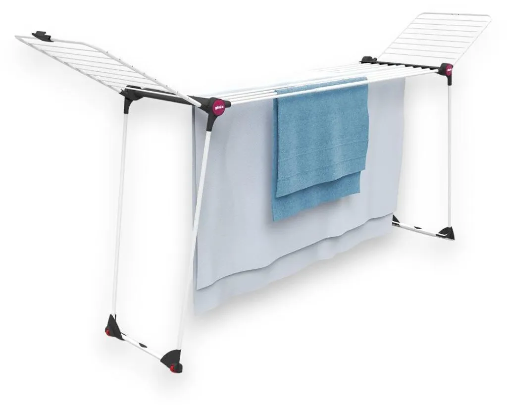Étendoir à linge vertical extensible INFINITY 30m avec roulettes