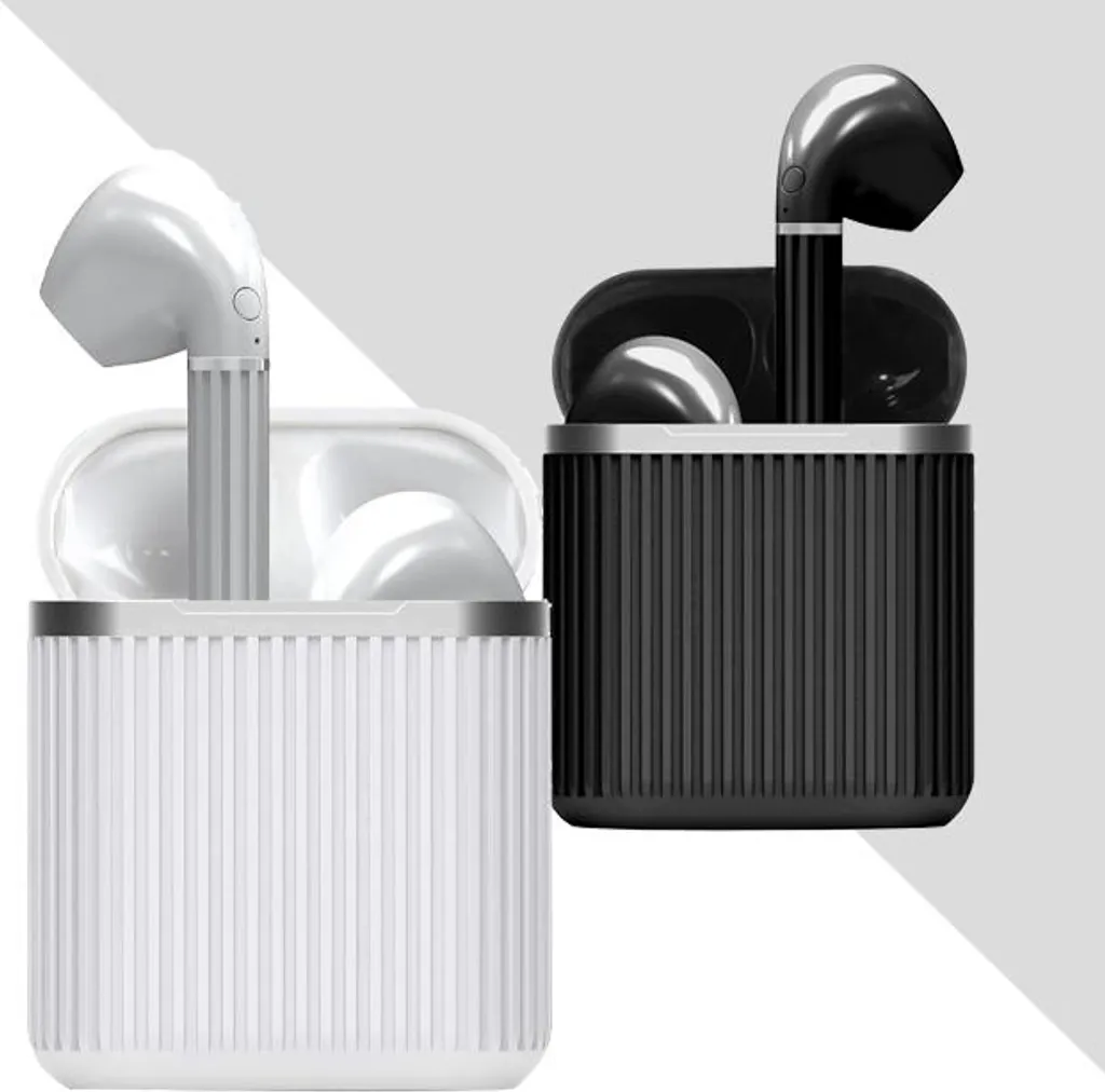 Écouteurs sans fil type boutons et boîtier de recharge nomade Earbox