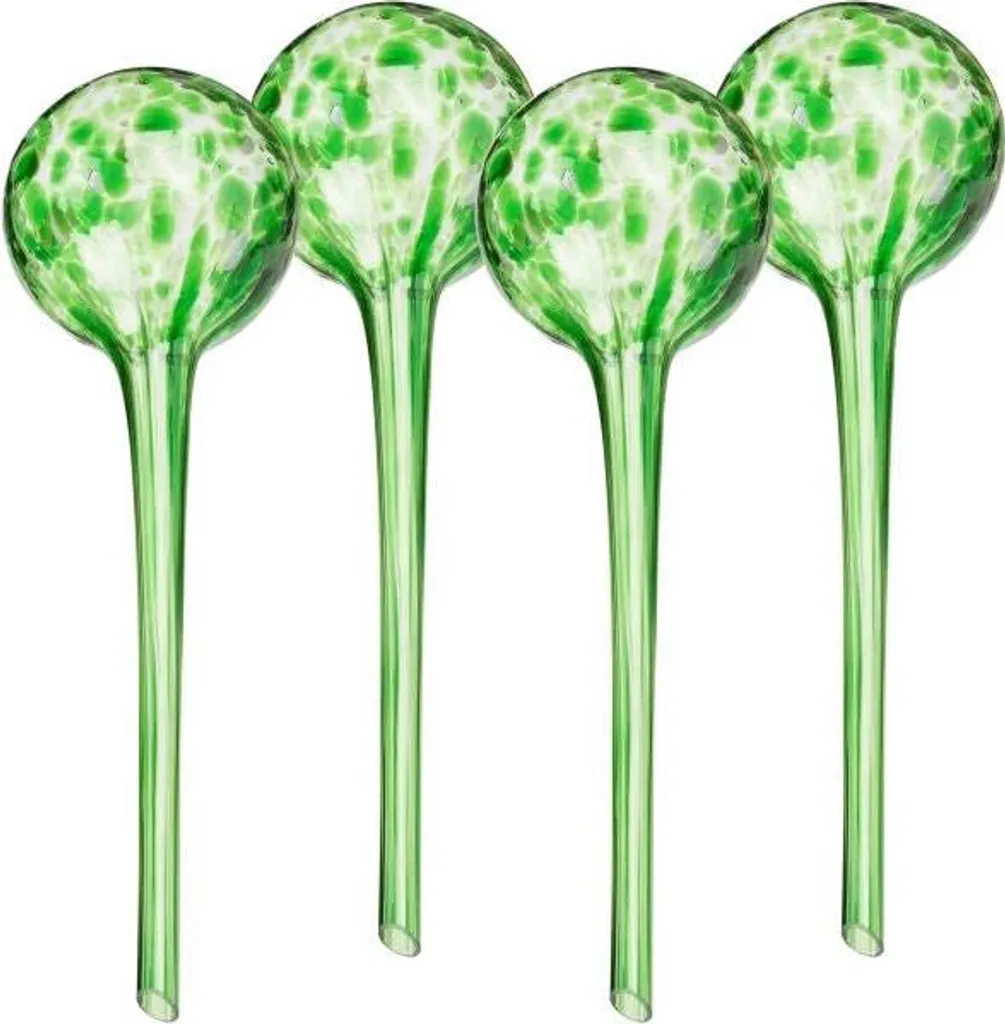 Boules à eau en verre lot de 4 pour arrosage automatique des plantes