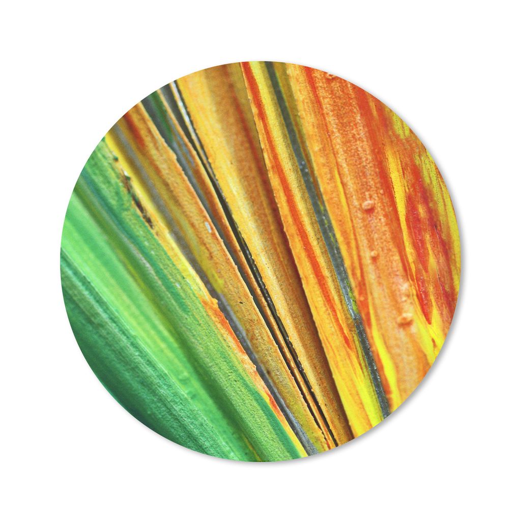 MuchoWow Mauspad Mousepad Buntes Ölgemälde 50x50 cm - Mousepads - Maus Mat - Pad - Mausunterlage - Vinyl