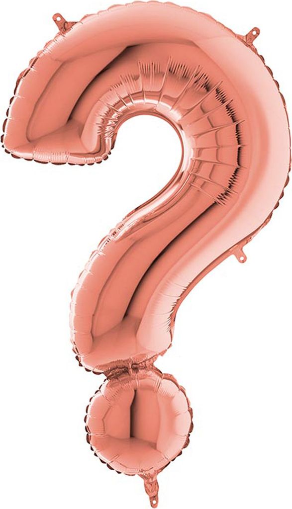 Riesenbuchstabe Folienballon 40"/102cm | Rosegold #?