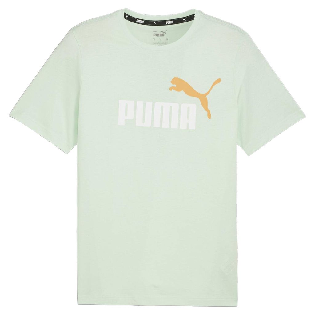 Puma - "Essentials+" T-Shirt Zweifarbig für Herren MR1012 (M) (Grün)