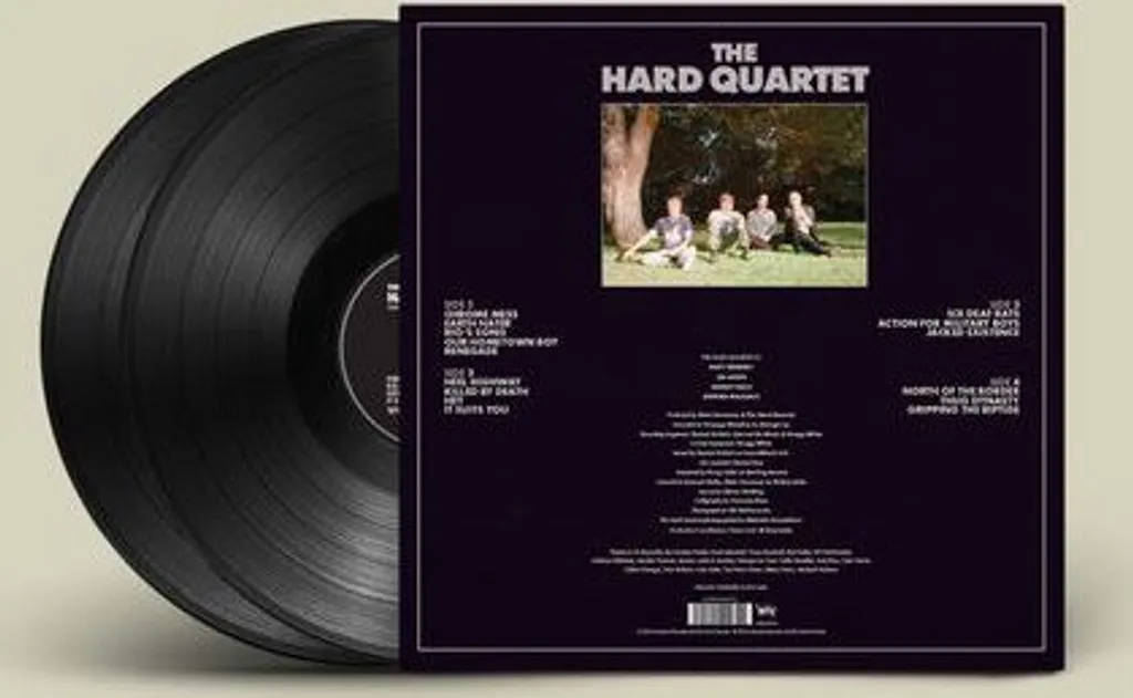 Disque vinyle The Hard Quartet premier album LP rock indépendant