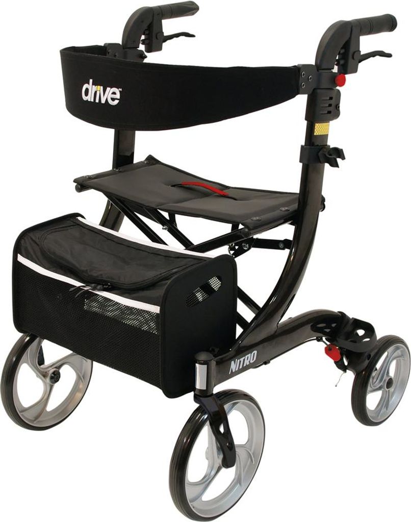 Drive Medical Rollator NITRO Größe M, schwarz