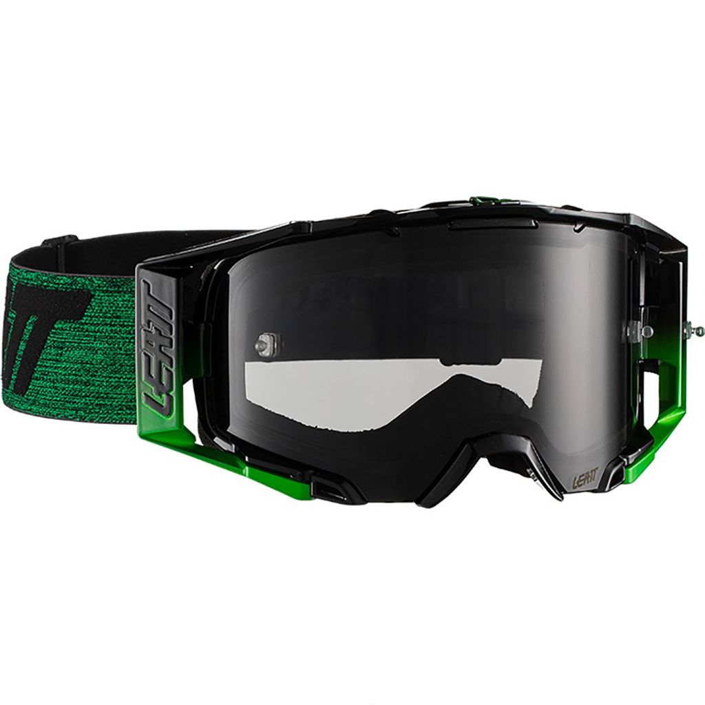 Leatt Velocity 6.5 Motocross Brille, schwarz/grün, Einheitsgröße