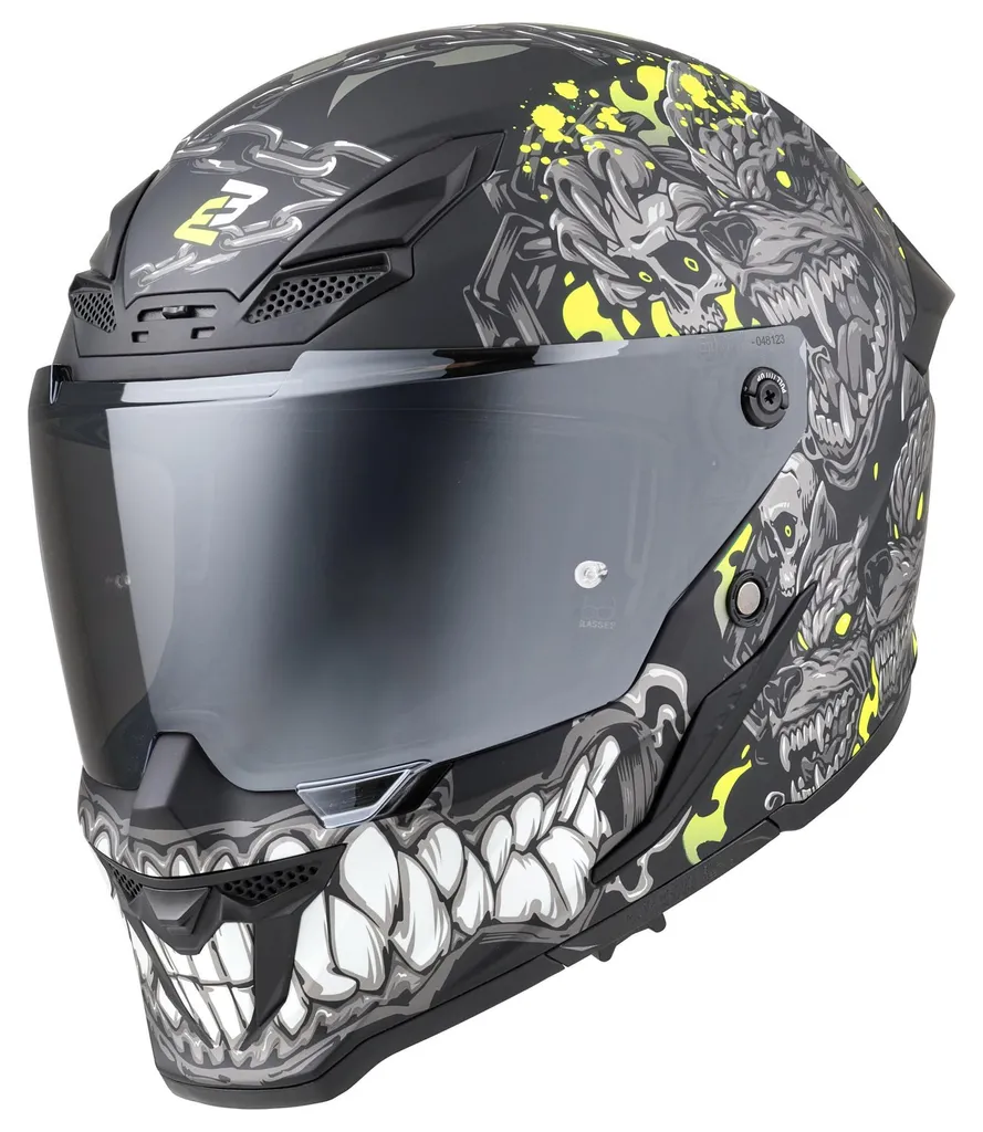 Casque Bogotto Blade Gatekeeper avec Écran Solaire et Ventilation L