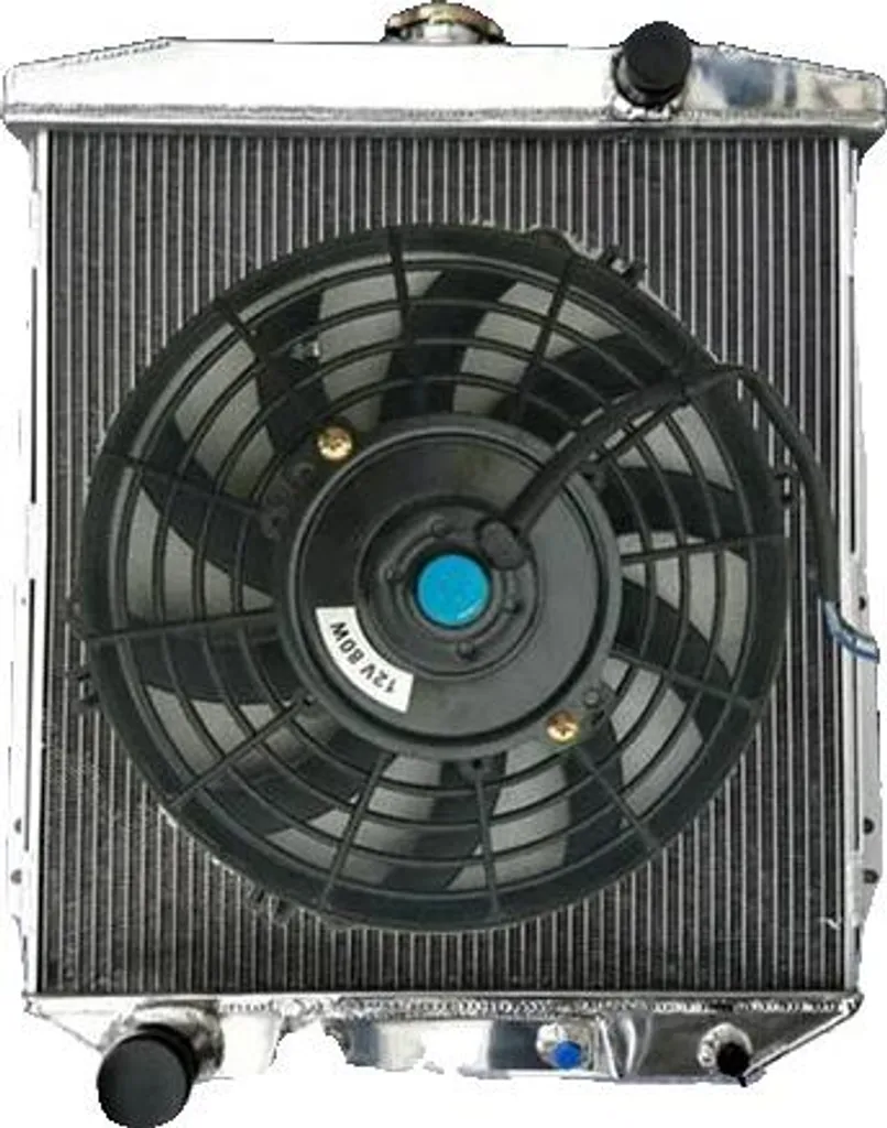 Radiateur de Refroidissement Moteur Ford en Alu 3 Rangs - Format 25 x 22 Pouces