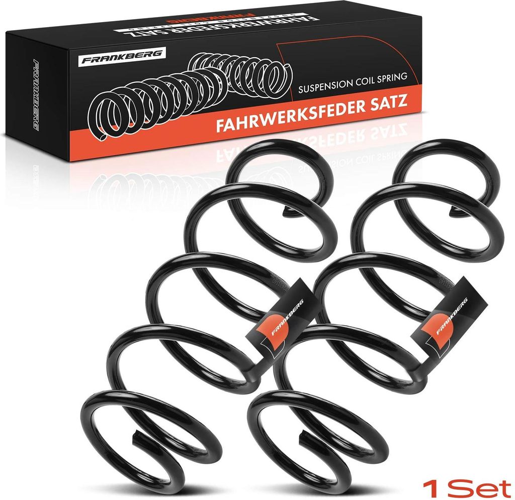 Frankberg 2x Fahrwerksfeder Hinterachse für Dacia Duster HS 1.2L 1.5L 1.6L 2010-2018