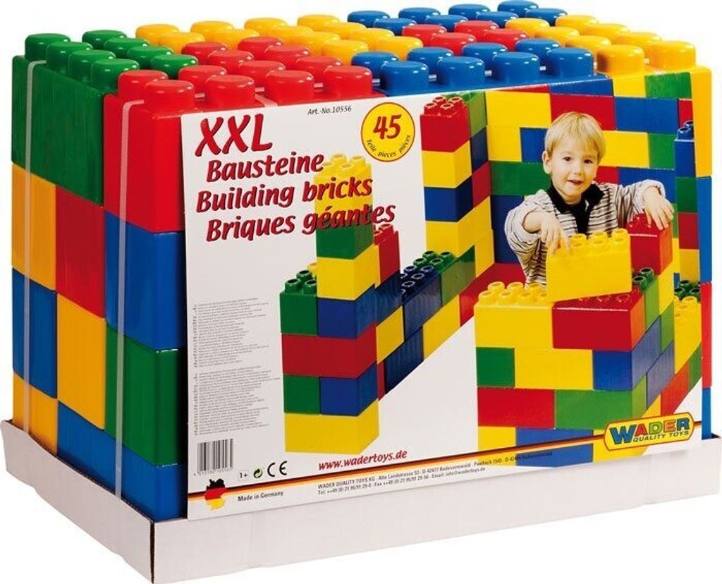 Polesie Wader 45-teiliges Bauklötzchen Set XXL 1450501 Produktbild 3