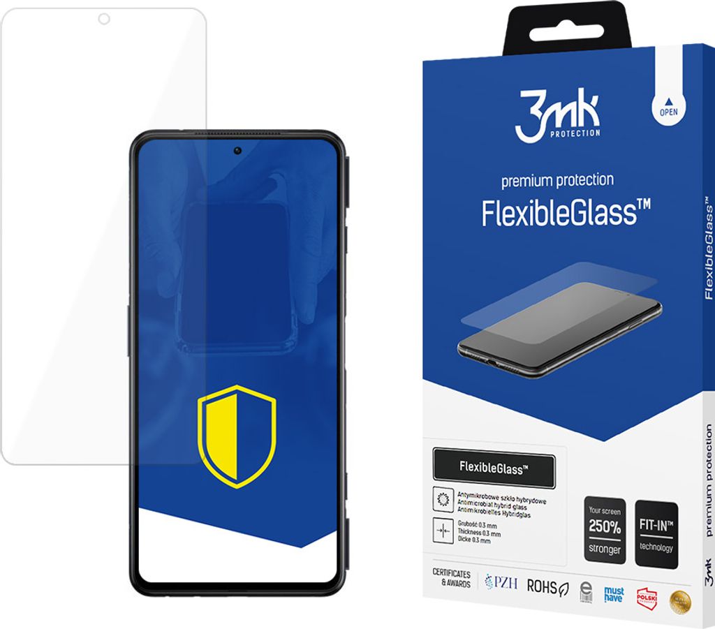 3mk Display Hybridglas FlexibleGlass für Xiaomi Black Shark 4 Pro 5G 0,3mm 7H