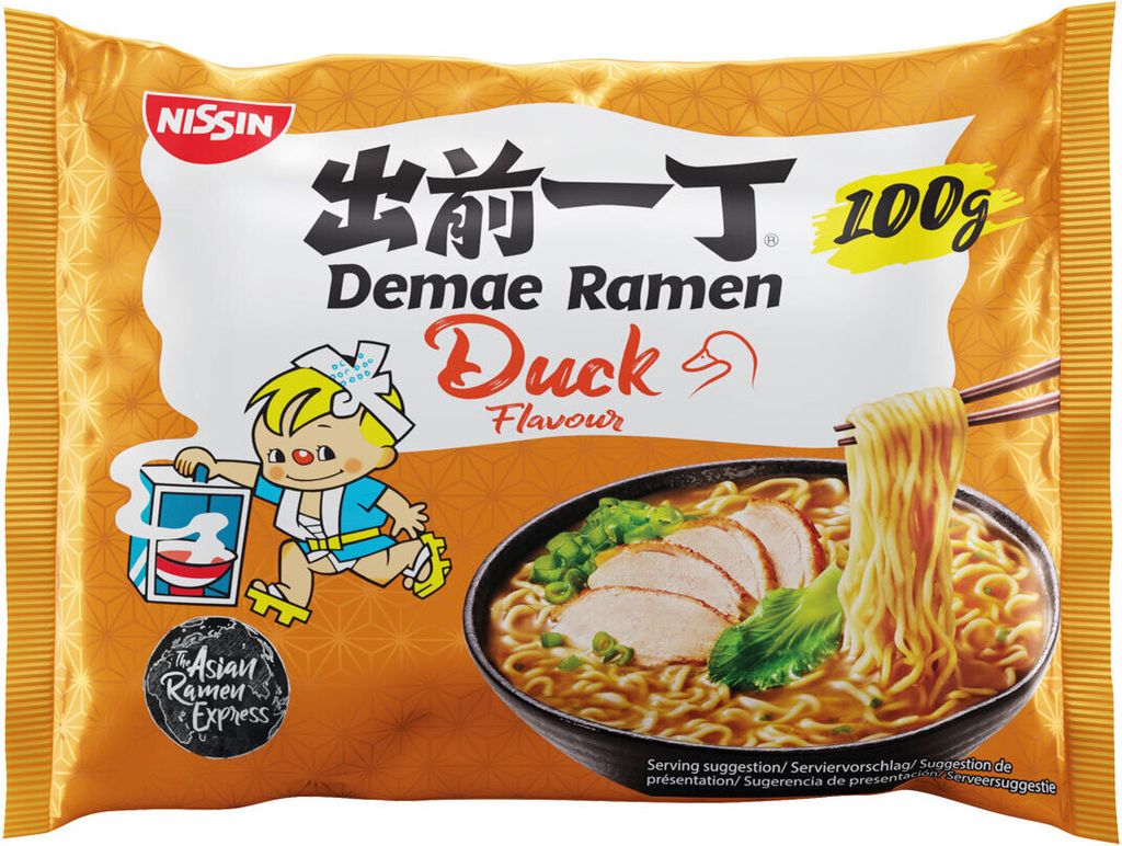 Nissin Demae Ramen Kačacia polievka s príchuťou ázijských Obrázok produktu