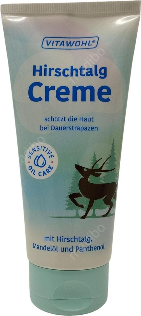 12x Vitawohl Hirschtalg Fußcreme 100ml Pflegebalsam Lotion Schutz Trockene Füße