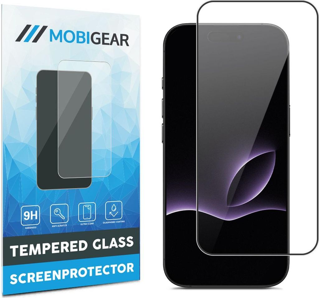 Mobigear Premium iPhone 17 Panzerglas Gehärtetes Glas Displayschutz - Hüllenfreundlich
