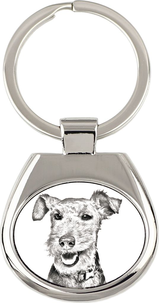 Welsh Terrier - Schlüsselanhänger mit Hund, Anhänger mit Aufdruck, personalisierter Anhänger der Marke Art-Dog