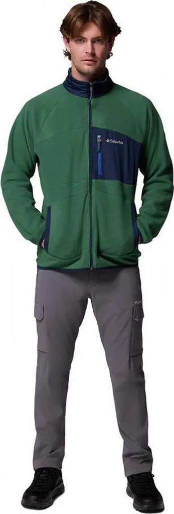 Columbia Fast Trek Overlay Fleece Mit Durchgehendem Reißverschluss Grün M Herren Grün M
