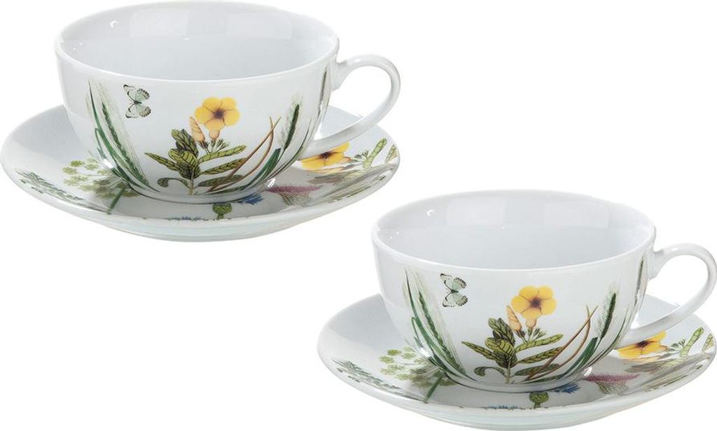 Gilde 4tlg. Set, Tasse / Becher, "Wild Flowers", Produktbild 