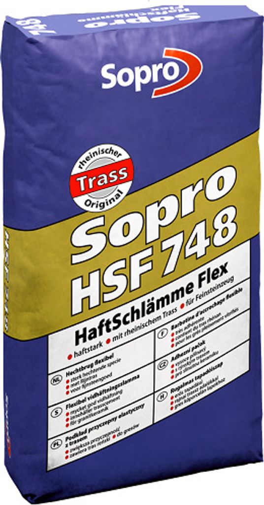 SOPRO HSF 748 Haftschlämme Flex Dichtschlämme Mörtel 25 KG
