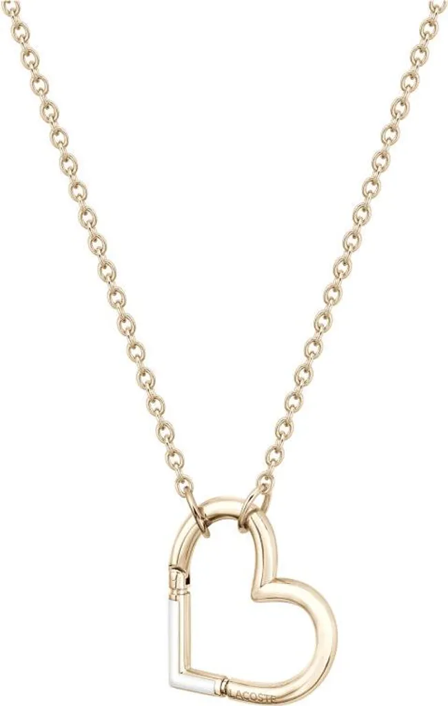 Collier plaqué or Ines cœur 2040329 : bijou romantique et élégant