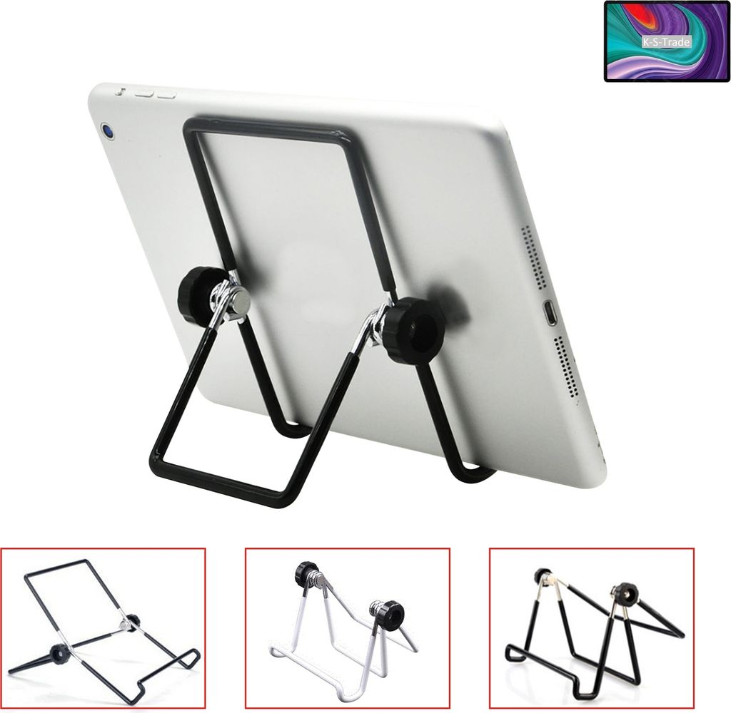 K-S-Trade Tablet-Ständer Tablet-Halterung Tablet-Aufsteller kompatibel mit Lenovo Pad Pro 11.5 SD730 faltbarer Tischständer Tablet Halterung