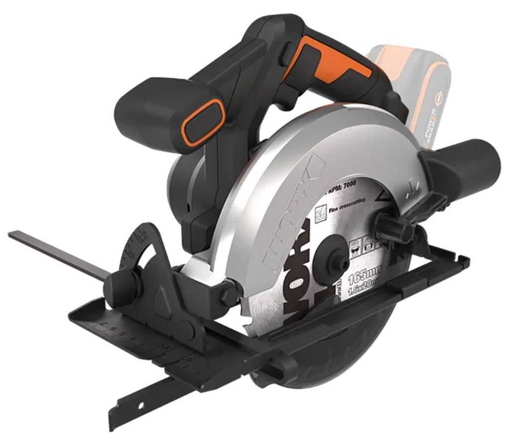 Sega circolare a batteria Worx 20 V WX526.9 + batteria di Immagine del prodotto 