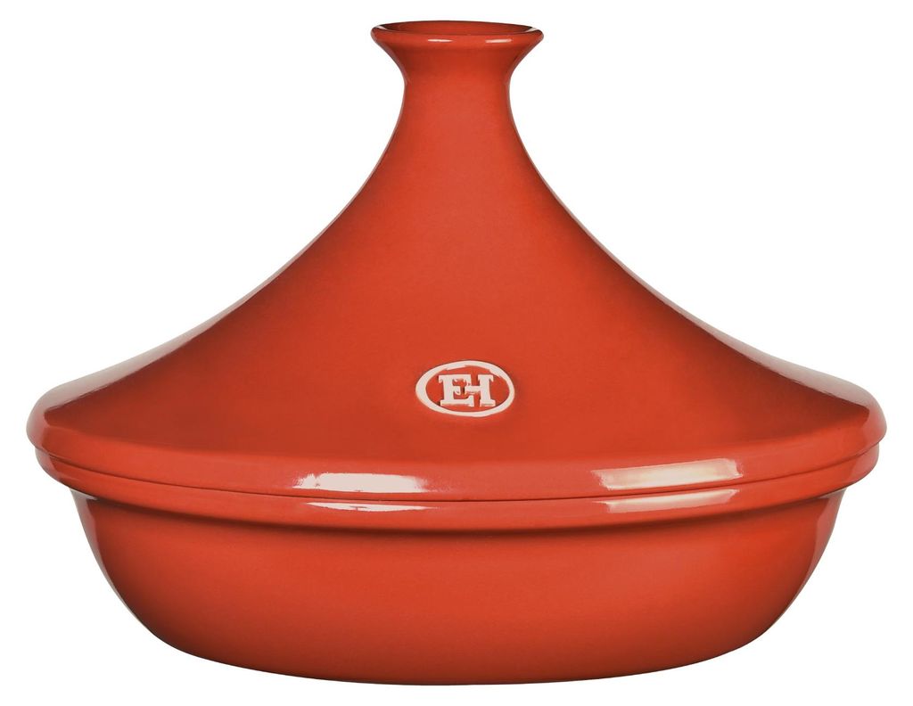 Emile Henry Tagine Flame puodas, Ø 27cm, raudonas Zdjęcie produktu 
