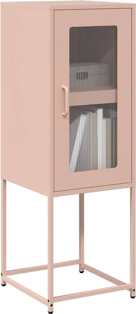 Mobiletto Ufficio Rosa Maison Exclusive 36x107 cm | Acciaio Robusto