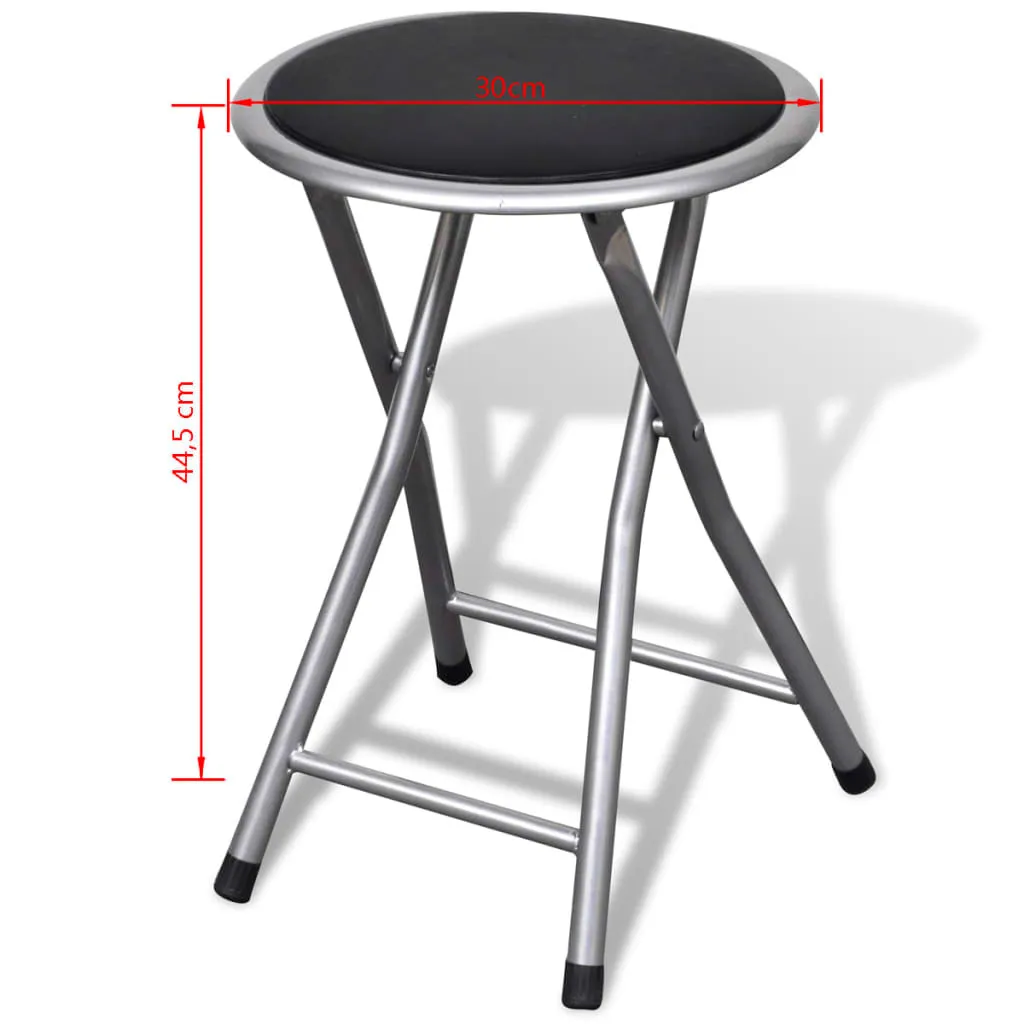 Tabourets pliants 4 pcs : finis les problèmes de sièges invités - 8