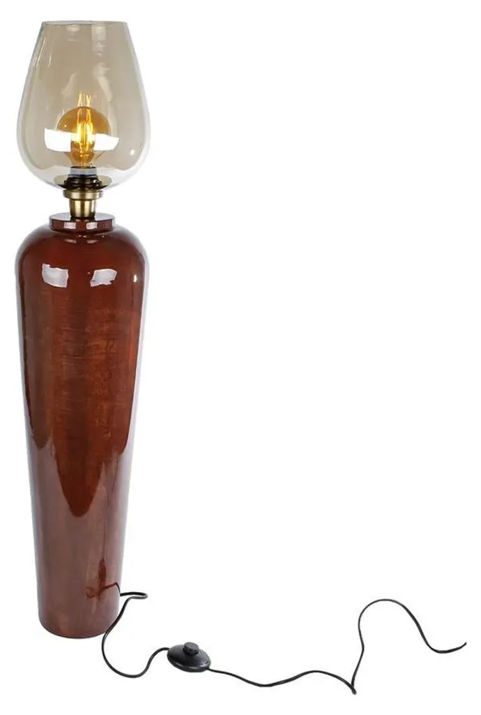 Lampe Martin Terra 95 cm : Sublimez vos coins sombres en verre métal
