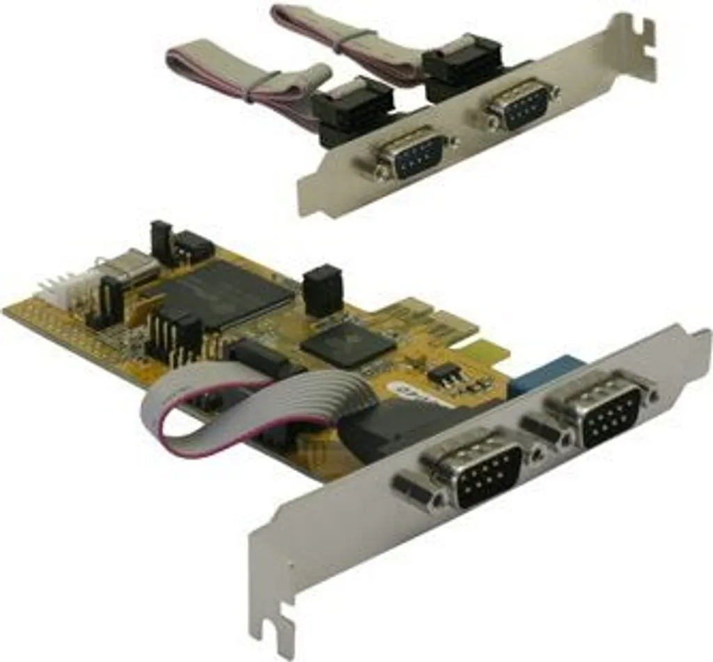 Delock 4 x serial PCI Express Card - Serieller Adapter - PCIe - RS-232 - 4 Anschlüsse (89178) - 2