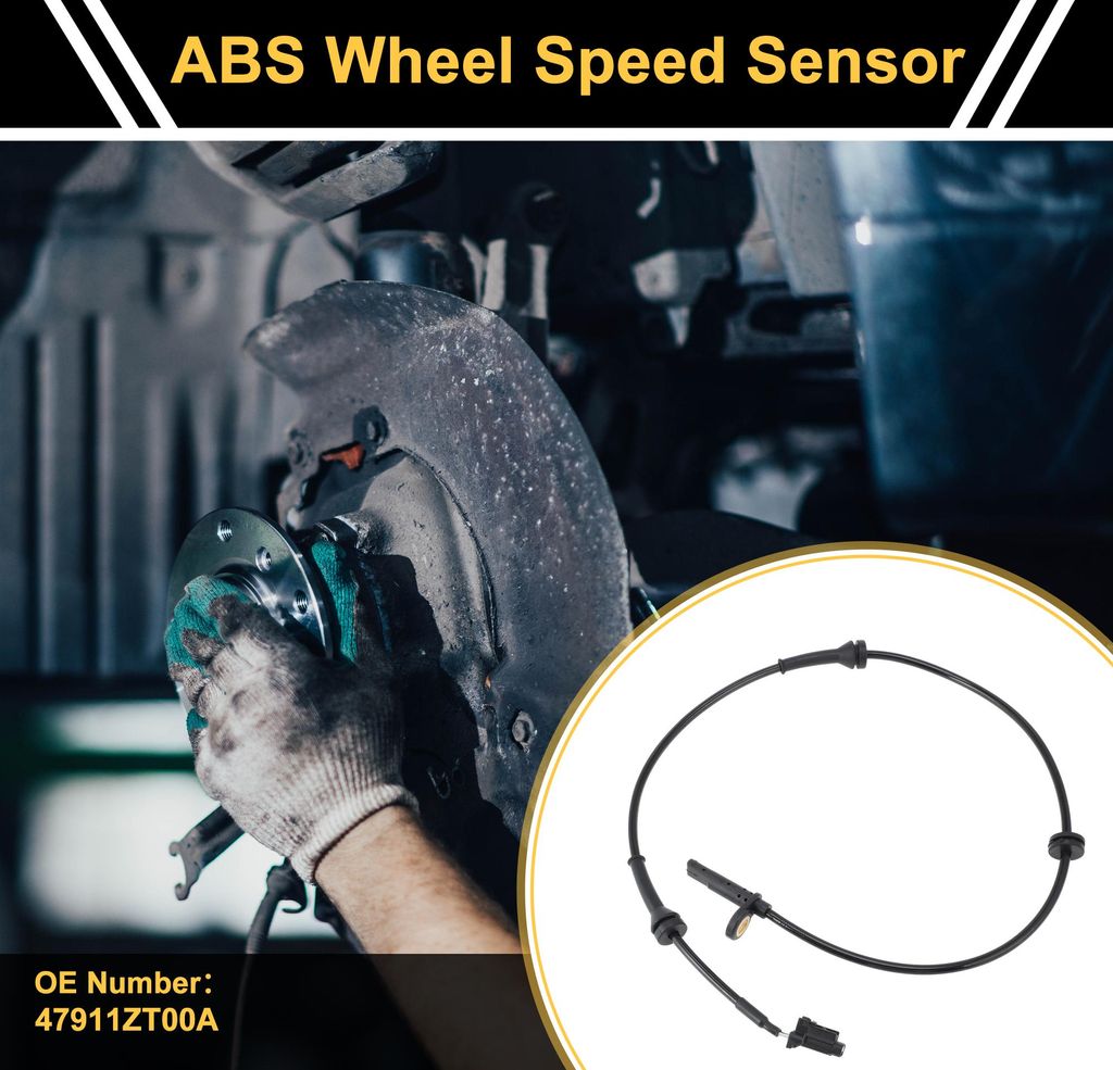 ABS Radgeschwindigkeitssensor ABS Sensor Antiblockiersystem Sensor Nr.47911ZT00A für Nissan Sylphy 2019-2025 1 Stück Vorne Links