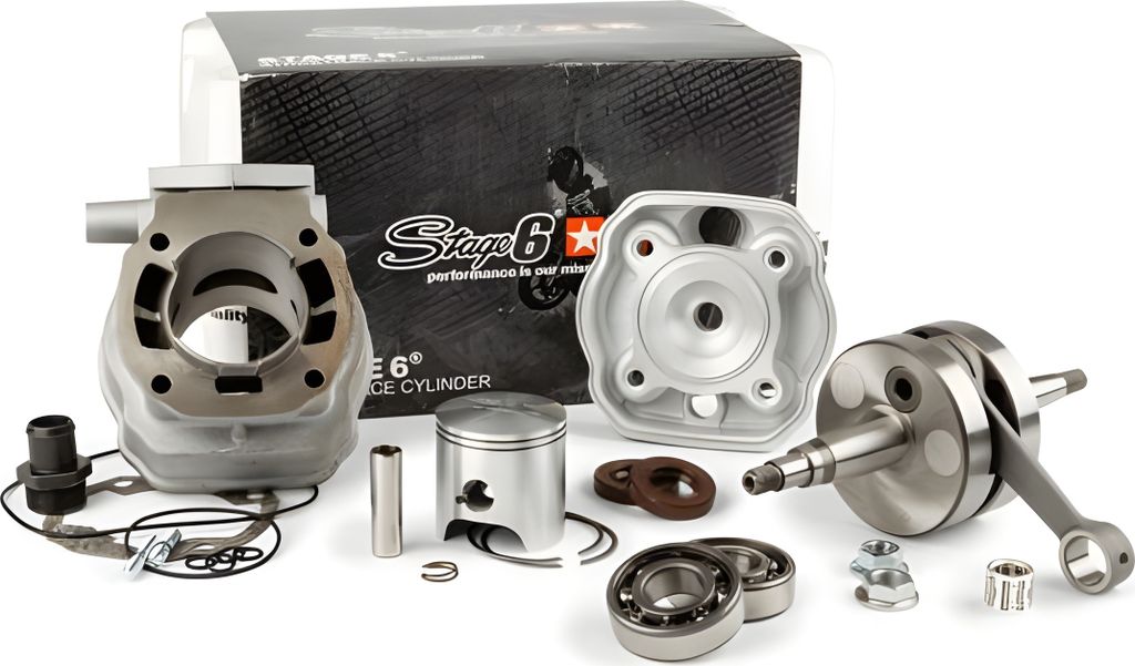 Stage6 88cc Straßenrennmotor und Kurbelwellenkit 45mm Derbi Euro2