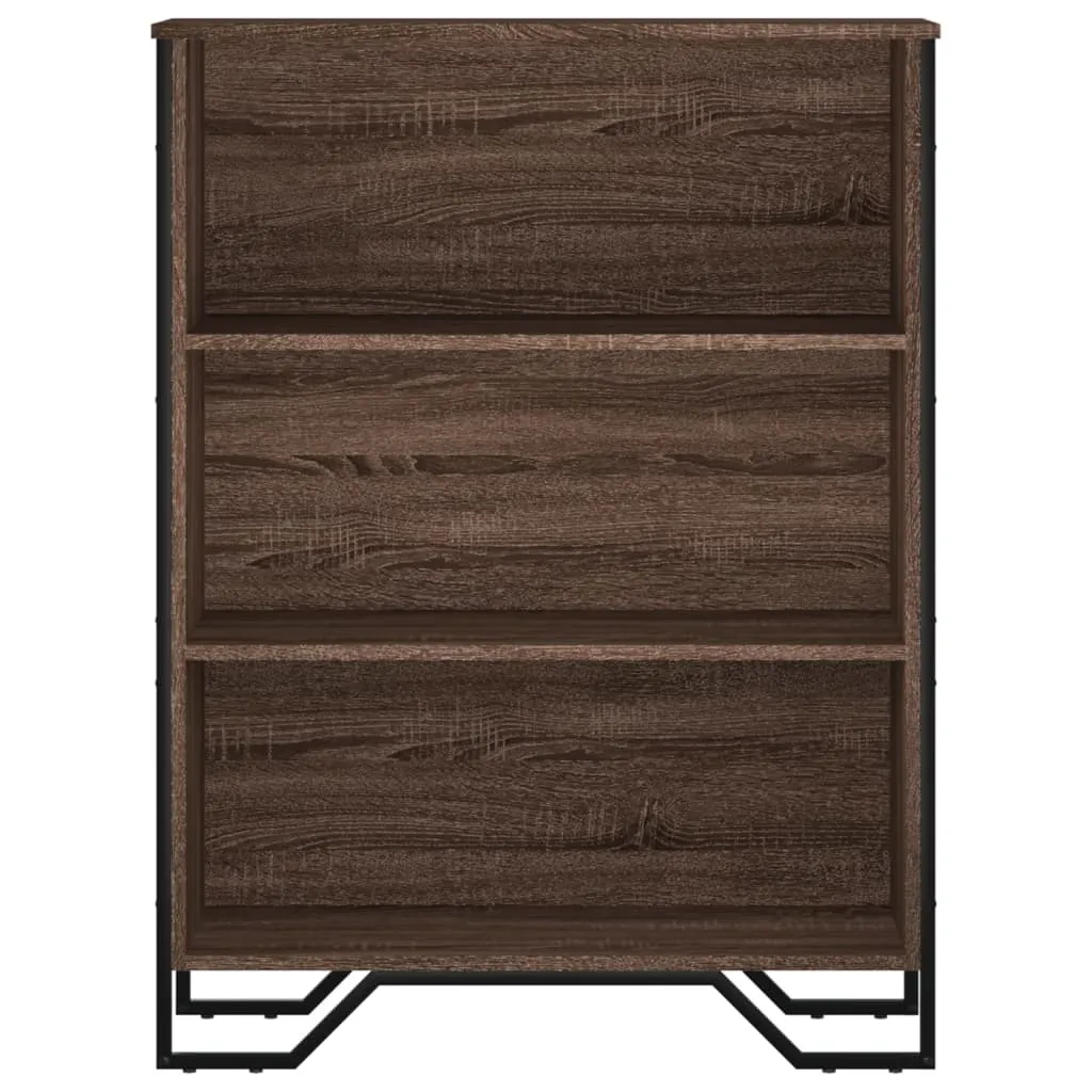 vidaXL Libreria Marrone Effetto Rovere 80x31x106 cm | Arredo Casa Robusto - 4