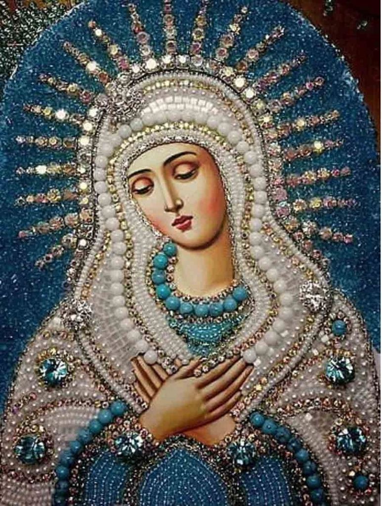NORIMPEX Diamond Mandala Mandala 7d Mutter Gottes 40x30 cm Produktbild 1