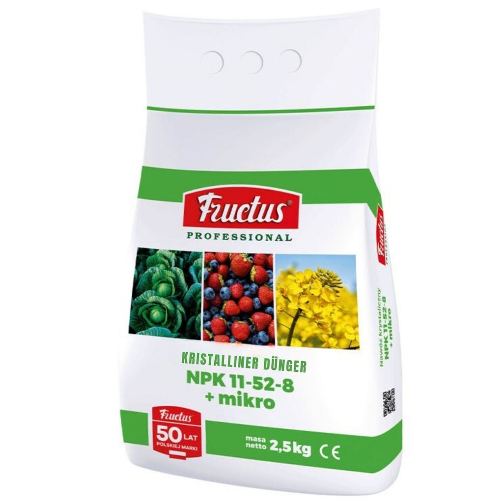Universaldünger NPK 11-52-8 Stickstoffdünger Flüssigdünger Blattdünger 2.5kg