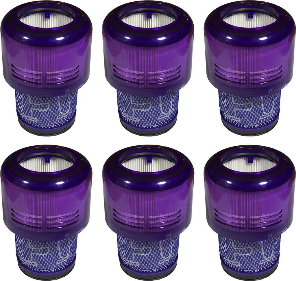 Comedes 6er Set Ersatzfilter passend für Dyson V11