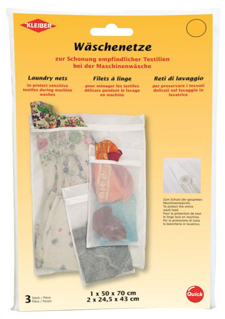 KLEIBER Wäschenetz-Set 3-teilig